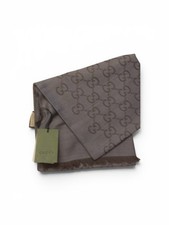 GUCCI Wool/Silk Monogram GG Printed Scarf 165904 3G646 Color 1264 NWT