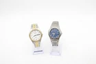Fx2 Vintage Gents Seiko Quartz Working Wristwatches Inc Seiko V158-OAAO Etc