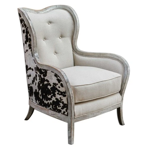 Uttermost - Arm Chair - Accent Furniture - Chalina - 42 inch High Back Armchair - Picture 1 of 4