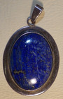 handmade Taxco Mexico sterling silver and lapis lazuli pendant TV-119 — photo 7