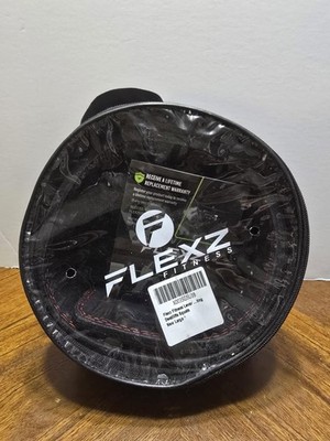 Flexz Fitness Lever Weight Lifting Leather Belt Powerlifting Gym LARGE BLACK