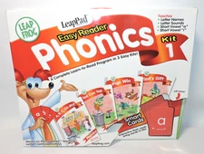 Leap Frog Easy Reader Phonics Kit #1, 4 Books, 12 Smart Cards, +More NEW, SEALED