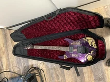 ESP LTD KH-602 Kirk Hammett Electric Guitar Purple ouija graphic