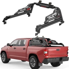 Adjustable Truck Bed Chase Rack Roll Bar For F-150 F-250 Silverado Ram Tundra