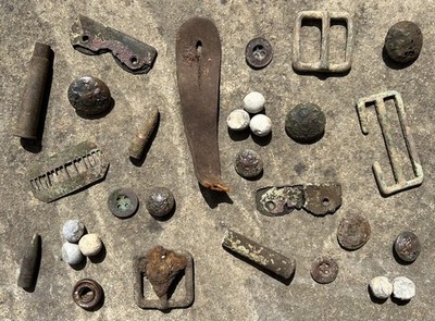 WW1 British French German Somme Relics Interesting Collection Group Lot Cleaned