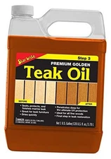  Premium Golden - Sealer, Preserver, & Finish for Teak Oil 128 Oz Gallon