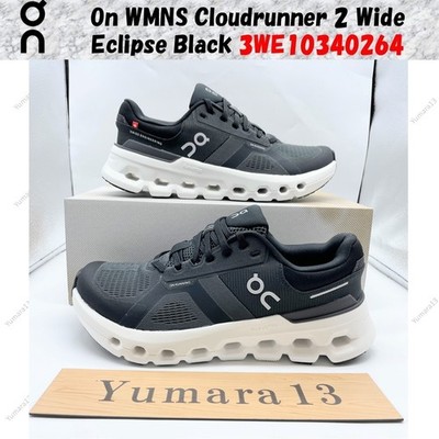 On WMNS Cloudrunner 2 Wide Eclipse Black 3WE10340264 Damen Gr.