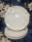 Antique Milk Glass Owl Lovers Plate