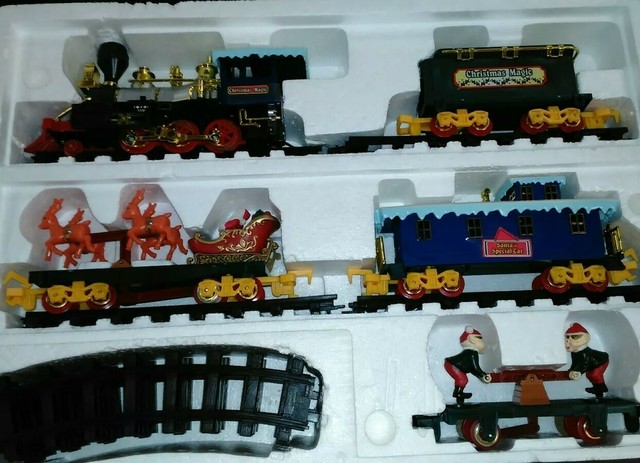 christmas magic express train set