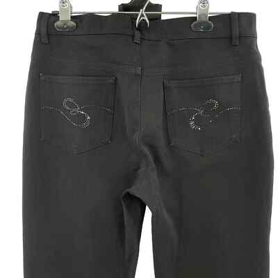 Jean Escada Sport Linda - Noir Denim - Taille 38 (équivalent 8) - Occasion Très Bon état - Coupe Droite