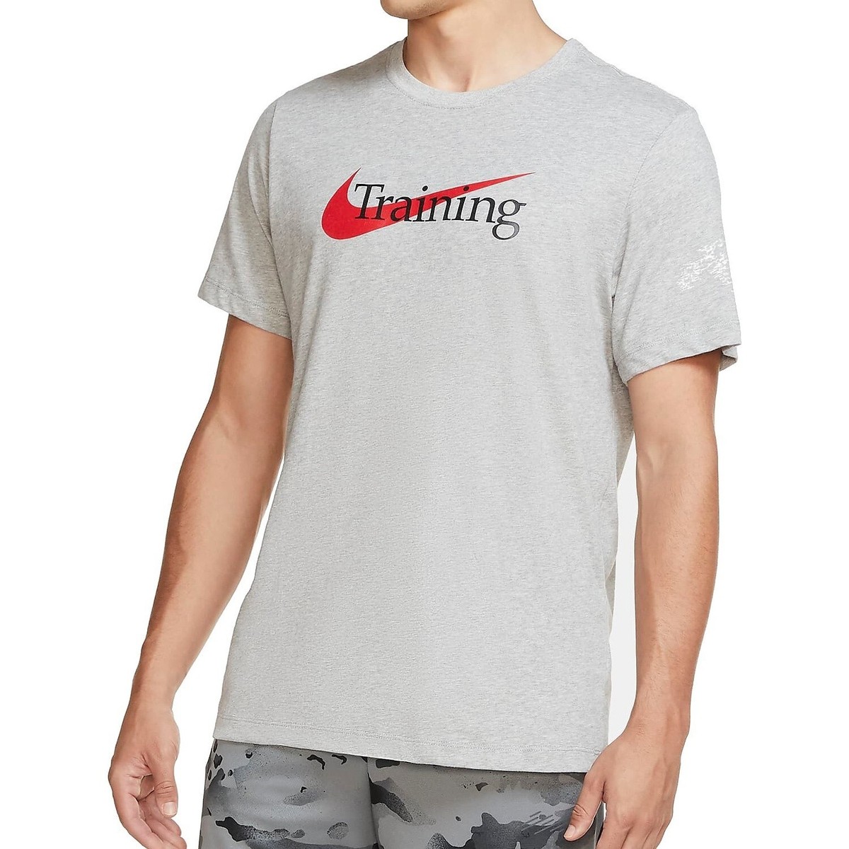 grey nike training t shirt