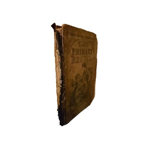 VINTAGE 1859 FIRST PRIMARY READER HILLARD SERIES...PRIMARY NO.1 - Foto 2 di 5