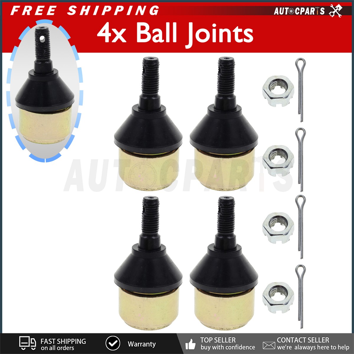 Two Ball Joints for Polaris Sportsman Touring 500 EFI Quad HO 2008 2009