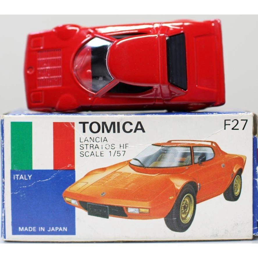 Tomica Blue Box F27 Launchor Stratos HF 1/57 Made in Japan from Japan
