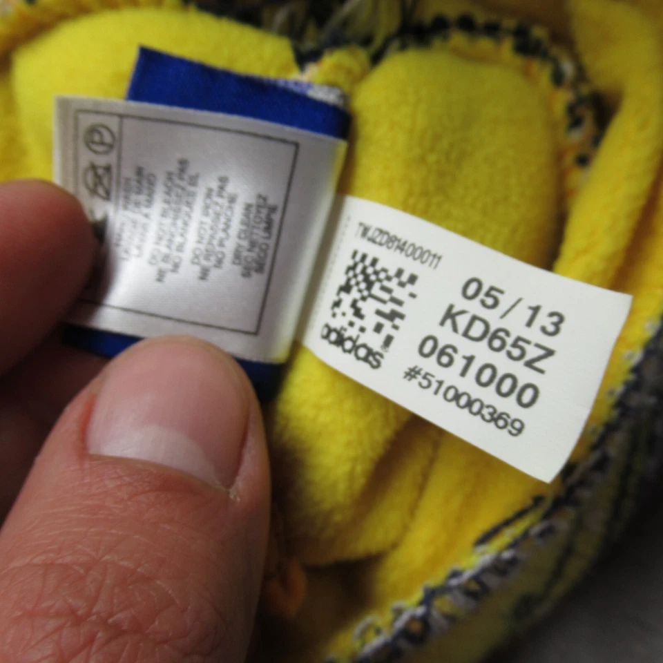 Michigan Wolverines Pompón Gorro Unisex Talla Única Reebok NHL Amarillo Tejido Orejera Foto 4 de 4