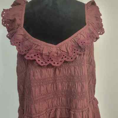 Madewell Tiered midi Dress Lucie embroidered cotton NWT 14W | eBay Madewell Tiered midi Dress Lucie embroidered cotton NWT 14W | eBay