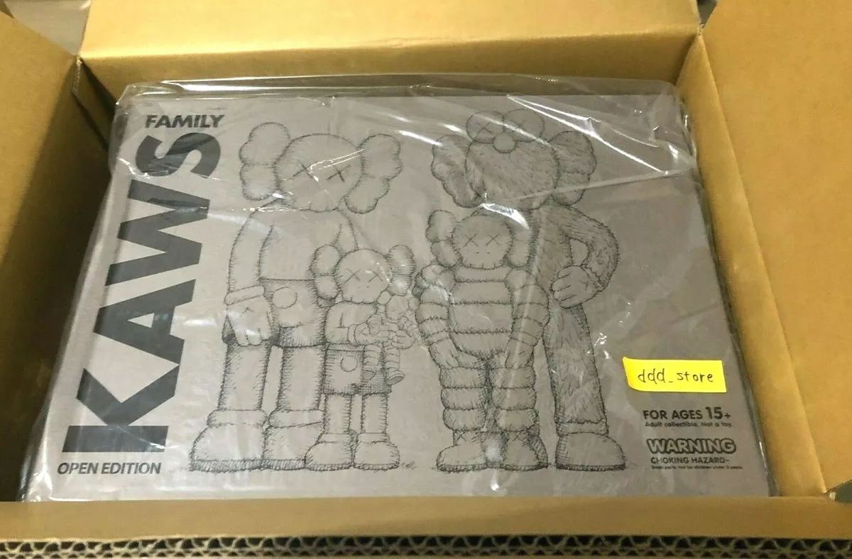 Medicom Toy KAWS FAMILY BROWN/BLUE/WHITE figure kaws first tokyo BE@RBRICK