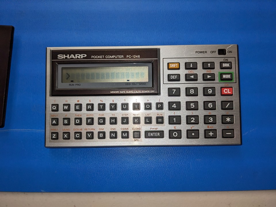 SHARP Pocket Computer PC1246 eBay