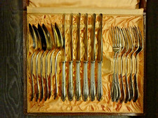 Jugendstil Besteckkasten 100er Silber W&B Walter & Breuker um 1930