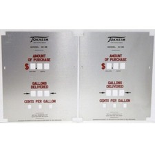 Pair of Tokheim 36 Pump Faces PF118