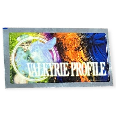 Sony PlayStation 1 PS1 Valkyrie Profile Official Square Enix Memory Card Sticker