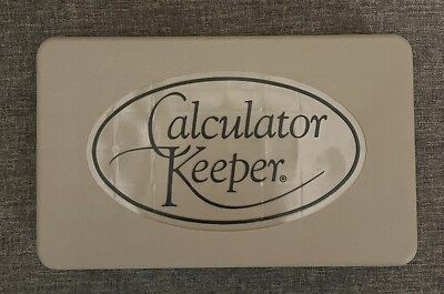 Calculator Keeper In Protective Case / Stokes Publishing Co!