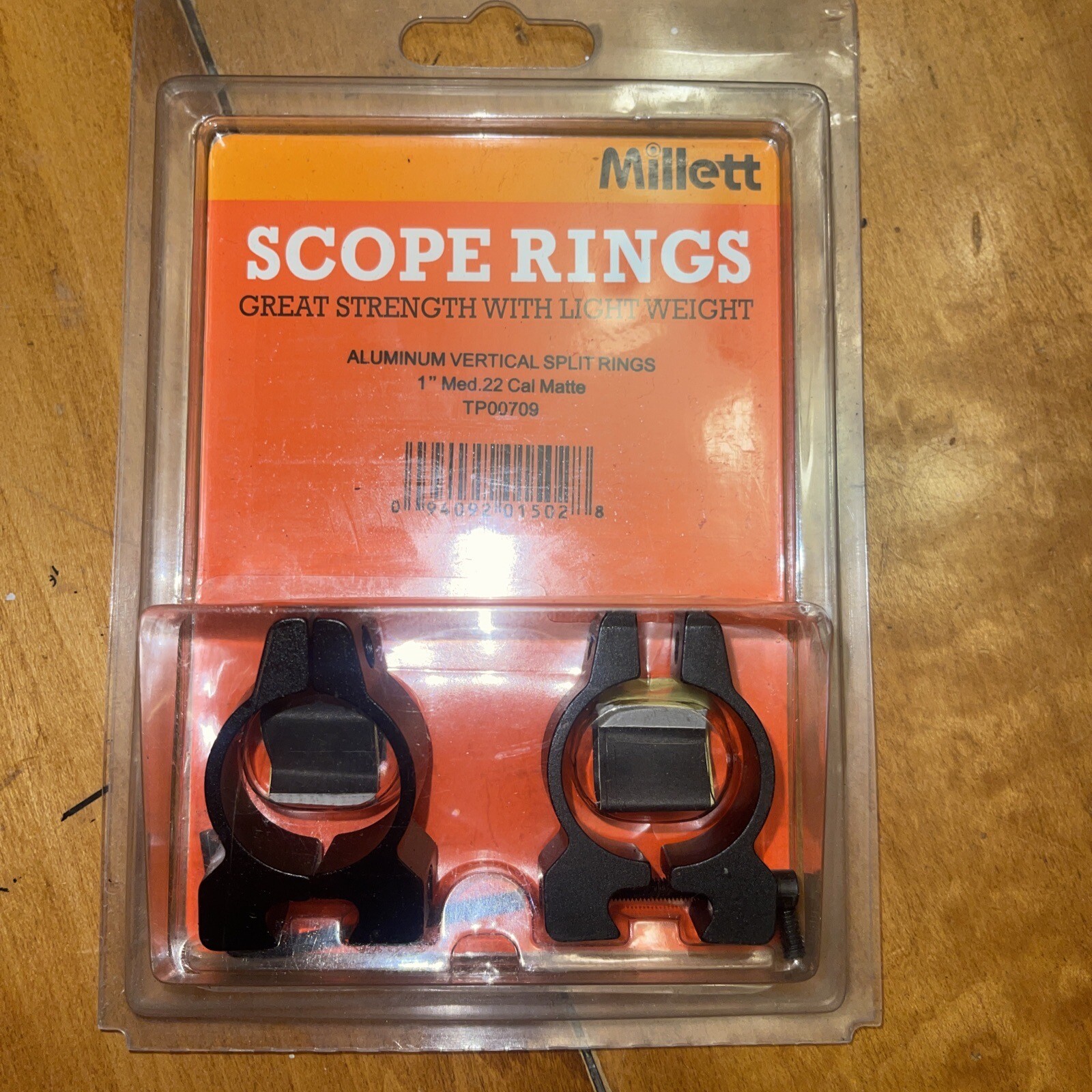 Millett Split Scope Rings 1” Medium Height Matte TP00709 eBay