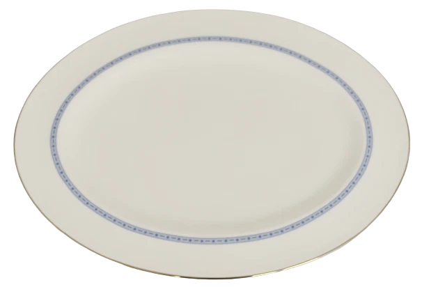 Piatto Ovale Portata Vassoio 38 cm Richard Ginori Lago Maya in Porcellana Tavola