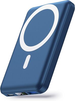 10000mAh Wireless Magnetic Power Bank Fast Charger External Battery For iPhone