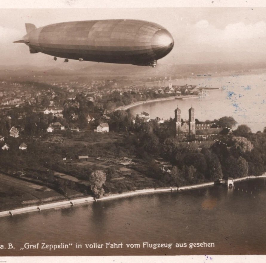 GERMANY An Bord Postcard GRAF ZEPPELIN 1m Air 1931 *ENGLANDFAHRT* London KZ210 - Image 2 of 4