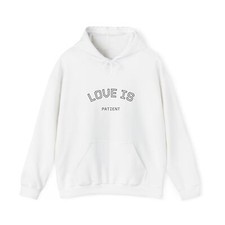 Sudadera con Capucha Inspirational Love Is, Sudadera Significativa, Regalo Unisex para Parejas,