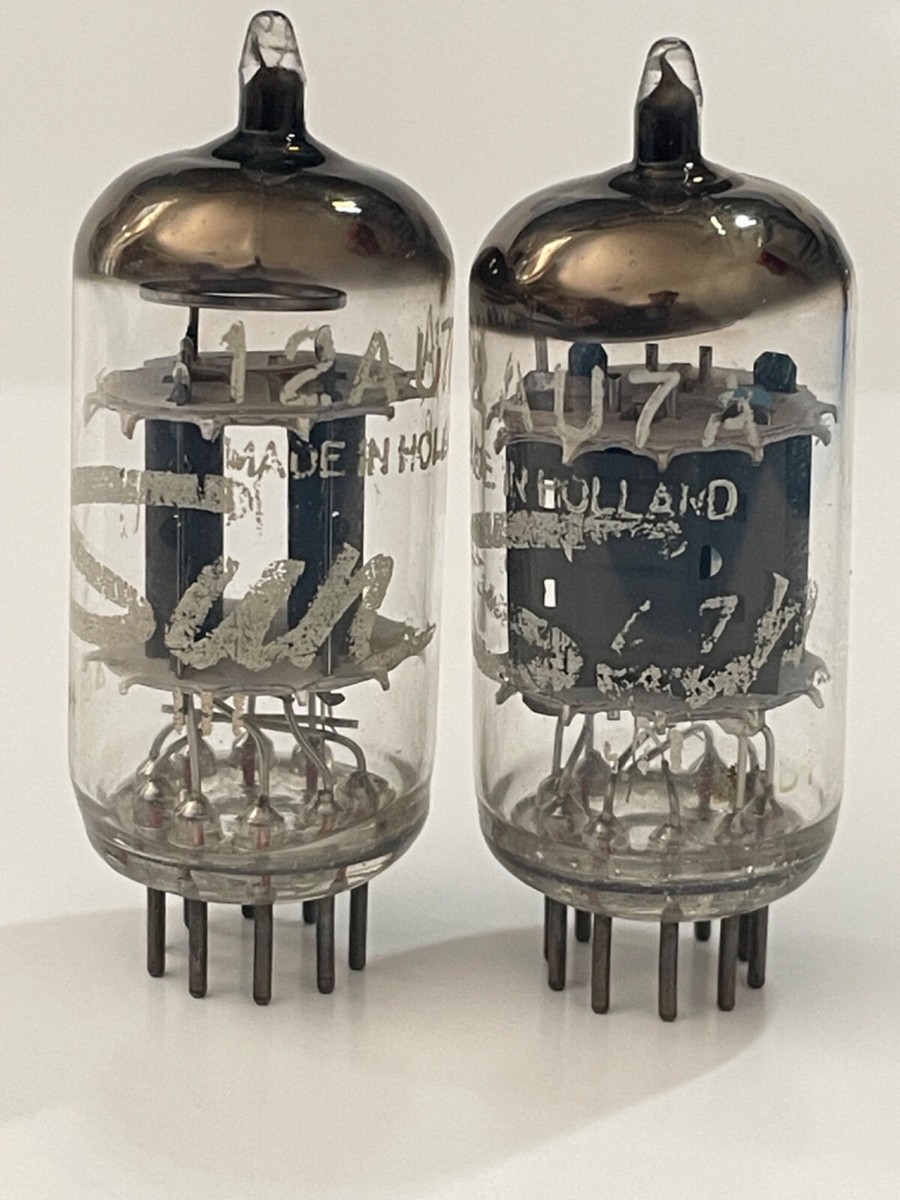 one tested pair Belvu tube audio 12AU7 ECC82 small format