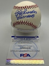 Jeff Reardon 87 WS Champs Minnesota Twins Signed Autograph OMLB Baseball PSA DNA