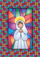 Toland Home Garden Stained Glass Angel 12.5 X 18-inch Decorative Usa-produced Ga Toland Home Garden Stained Glass Angel 12.5 X 18-inch Decorative Usa-produced Ga