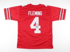 Julian Fleming  Signed Ohio State Buckeyes Jersey (JSA COA) 2021 Sophmore W.R.