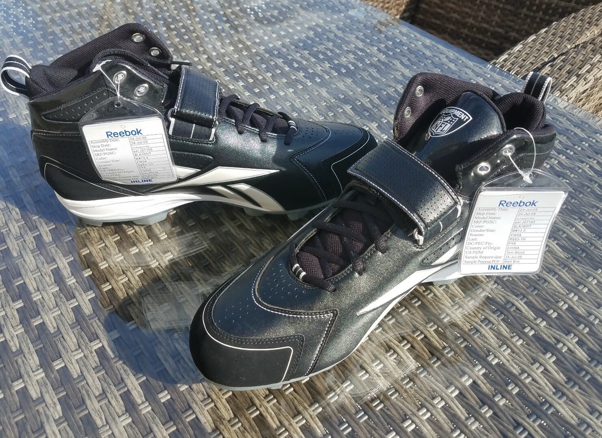 NFL Player Sample Reebok Pro Thorpe Cleats MATT BIRK Size 13.5