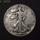 1929-S Walking Liberty Half Dollar, VG Almost Fine Grade.