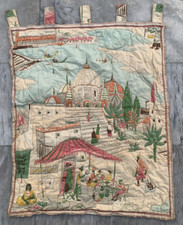 French Tapestry, Vintage Pictorial Tapestry, Amazing Design Tapestry 2x3ft