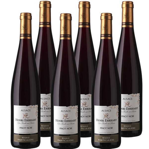 Henri Ehrhart Pinot Noir Alsace Rotwein Reserve 12,5% Vol 6 X 75Cl-image