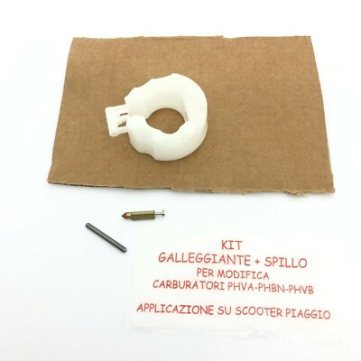 FLOATING KIT + PIN FOR CARBURETORS PHBN PHVA PHVB SCOOTERS MOPEDS 