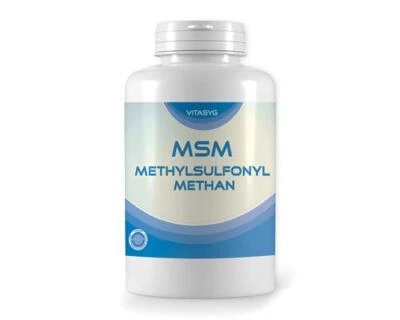 Vitasyg MSM Kapseln 800mg - 365 vegane Kapseln - Methylsulfonylmethan - vegan