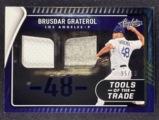 2022 Panini Absolute #TTT2-BG Brusdar Graterol Tools of the Trade 2 Swatch /99