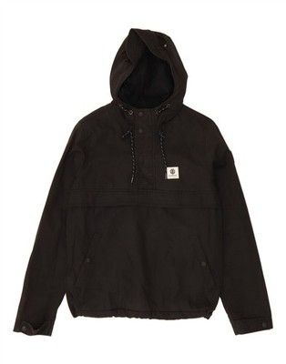 ELEMENT Damen Anorak Jacke mit Kapuze UK 6 XS schwarz Polyester CV41