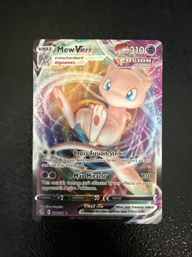 Pokémon Mew VMAX Swsh08 Fusion Strike 114/264 Ultra Rare Holo