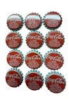 12x Coca-Cola Classic Bottle Caps NOS Vintage Red Metal Soda Pop Tops Original