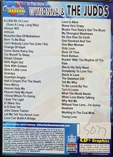 5077 JUDDS   CHARTBUSTER  3 CDGS  KARAOKE  CDGS LOT LONG DRIVE