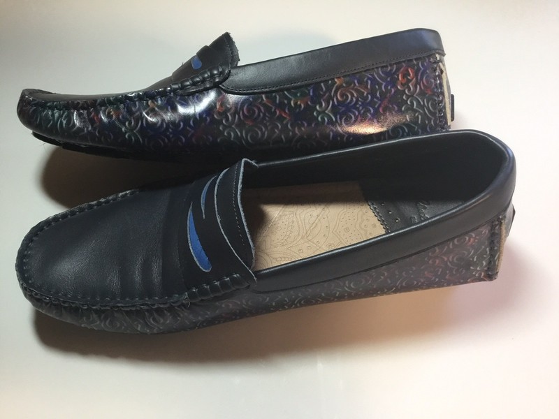 Robert Graham Men’s Driving Loafers With Pattern Detail Size 10