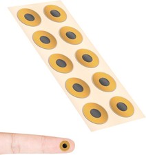NFC Tags,10mm Programmable RFID Stickers Tag215, Round Waterproof Flexible FPC N