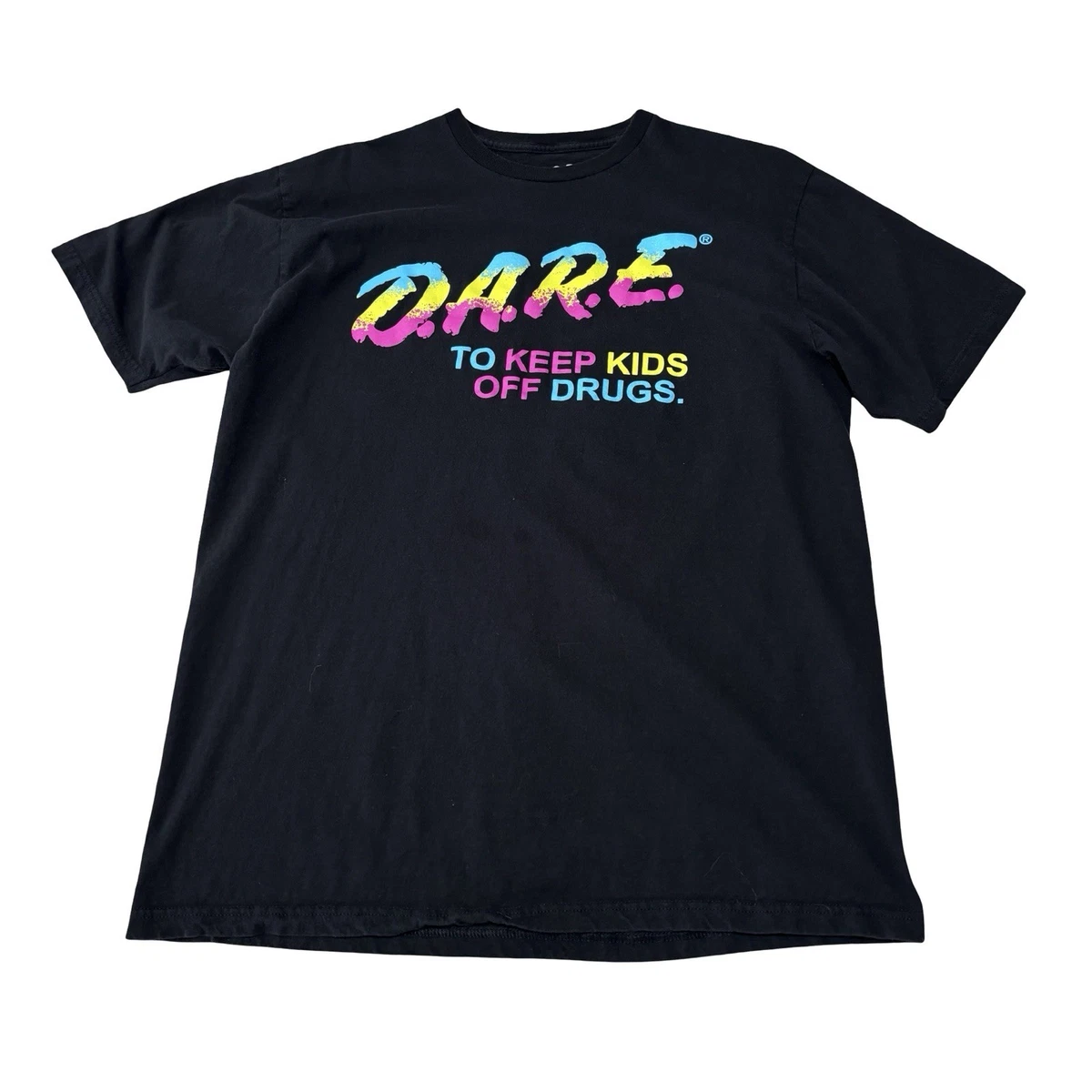 Camiseta Run DMT Drug Psychedelic Para Hombre - Estampado Serigrafiado, 100% Algodón, Tallas S A 3XL, Color Negro