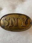 ORIGINAL CIVIL WAR SNY MILITIA M1839 (BABY) BELT BUCKLE-NON DUG